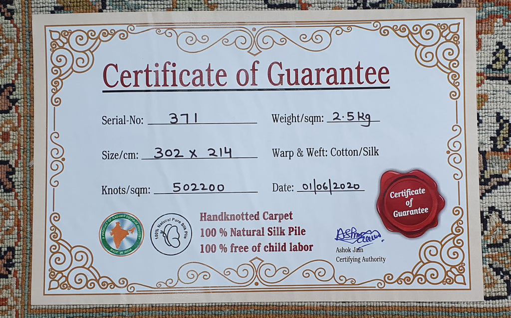 Kashan 4875 Multi 214cm x 302cm (B.No. 371)