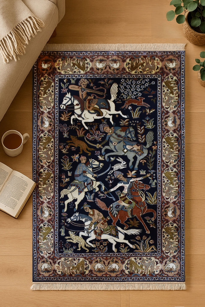 Hunting 8267 Multi 93cm x 161cm (B.No. 90)