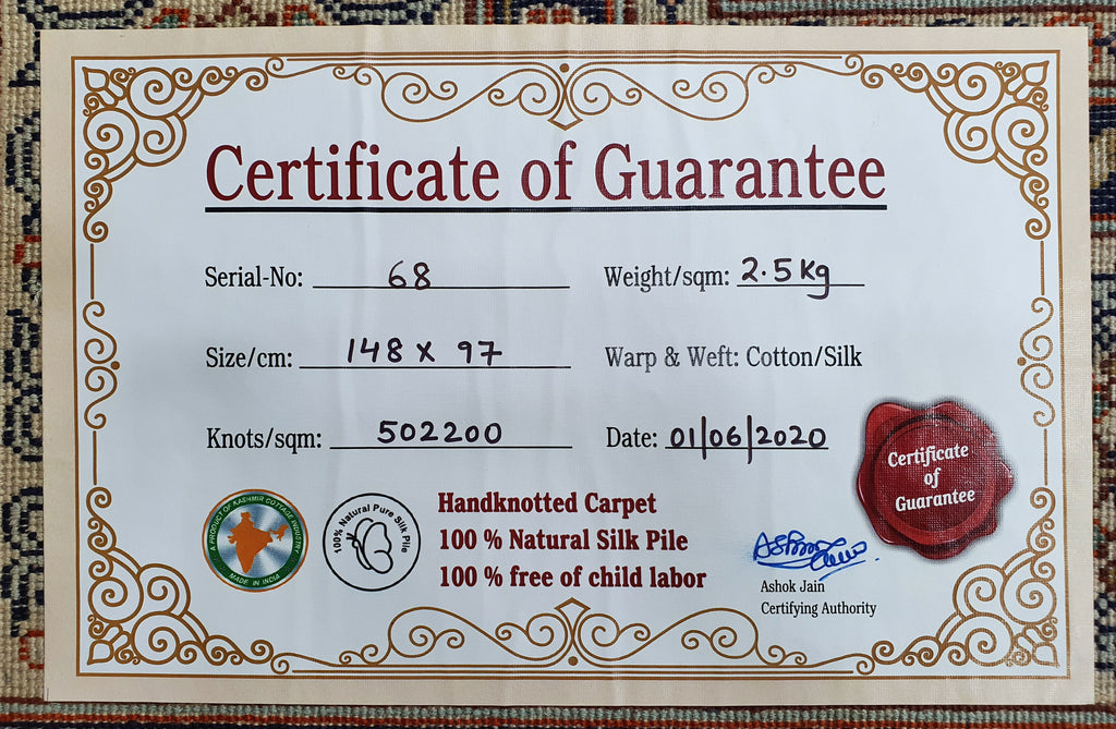 R.Taj 3832 Multi 97cm x 148cm (B.No. 68)