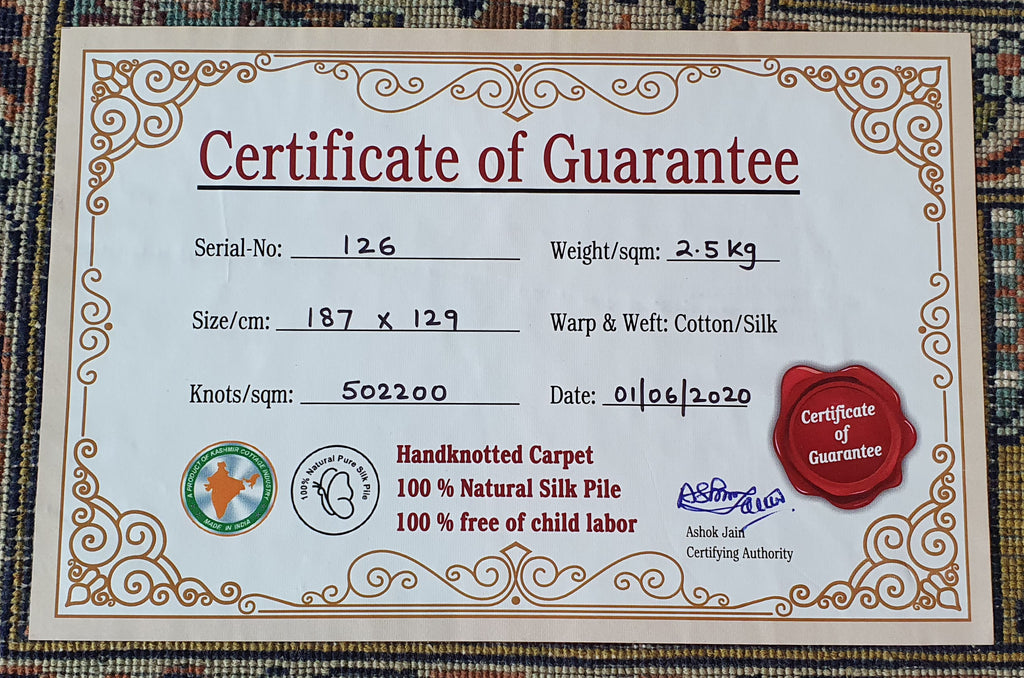 Hamadan 12377 Multi 129cm x 187cm (B.No. 126)