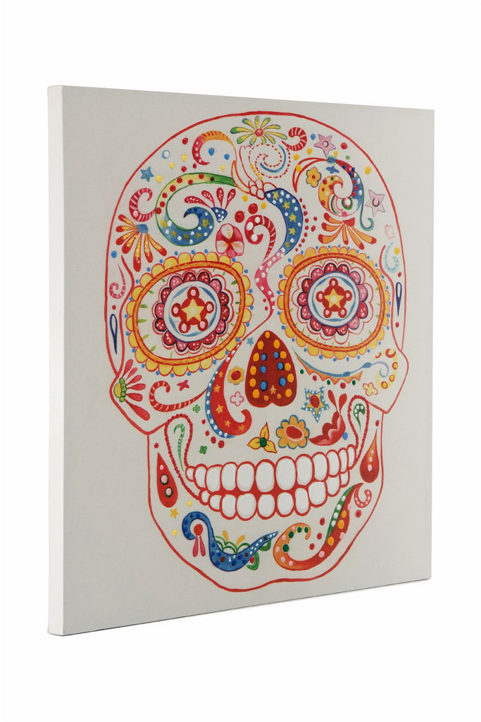 Öl-Wandbild Skull 90cm x 90cm PAB340