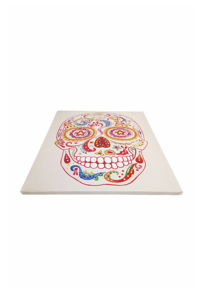 Öl-Wandbild Skull 90cm x 90cm PAB340