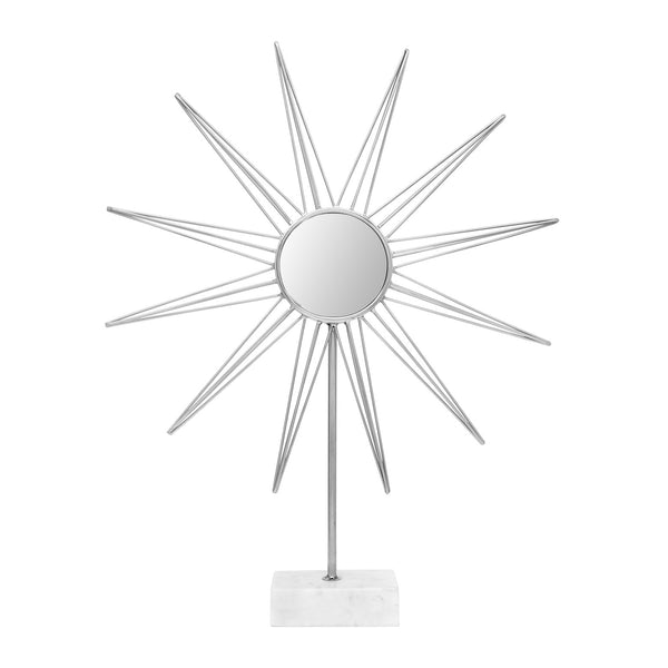 Skulptur Ajey 377 Silber / Weiß