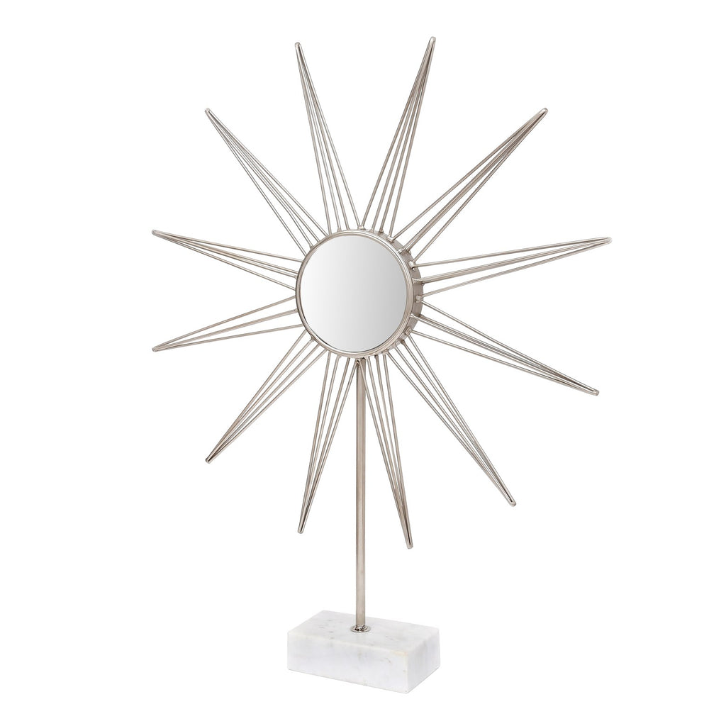 Skulptur Ajey 377 Silber / Weiß