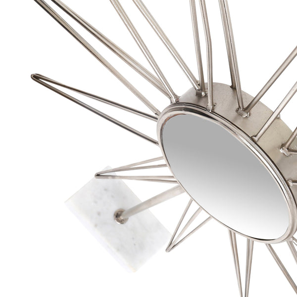 Skulptur Ajey 377 Silber / Weiß