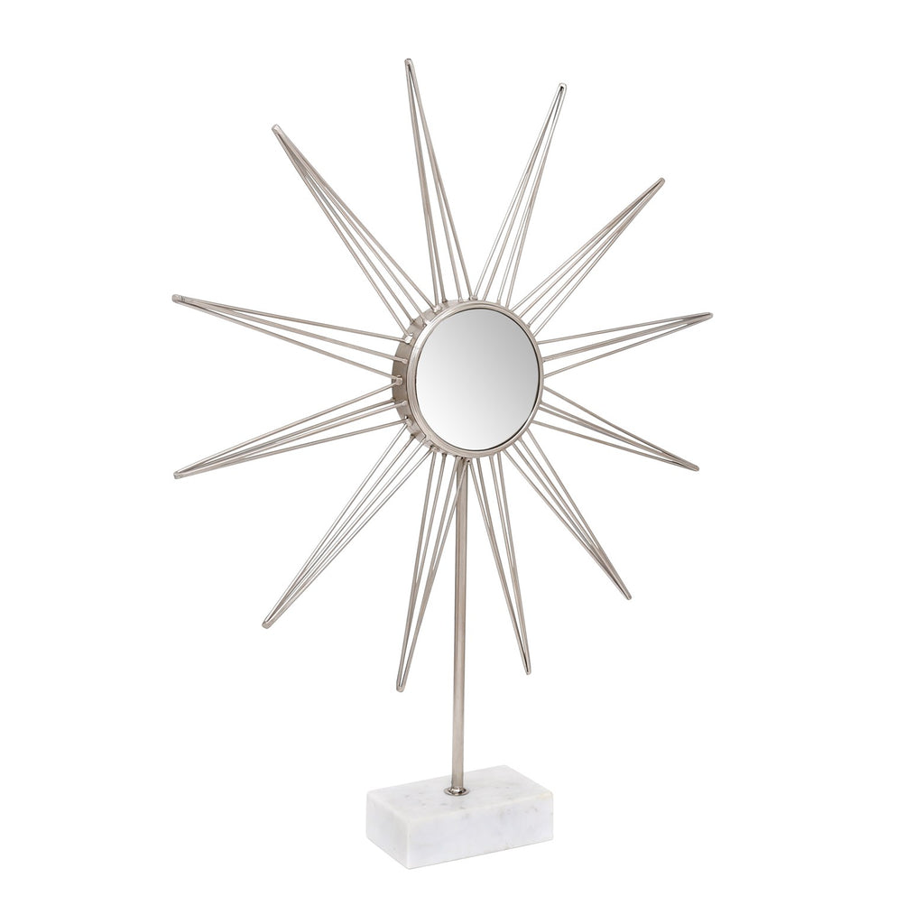 Skulptur Ajey 377 Silber / Weiß