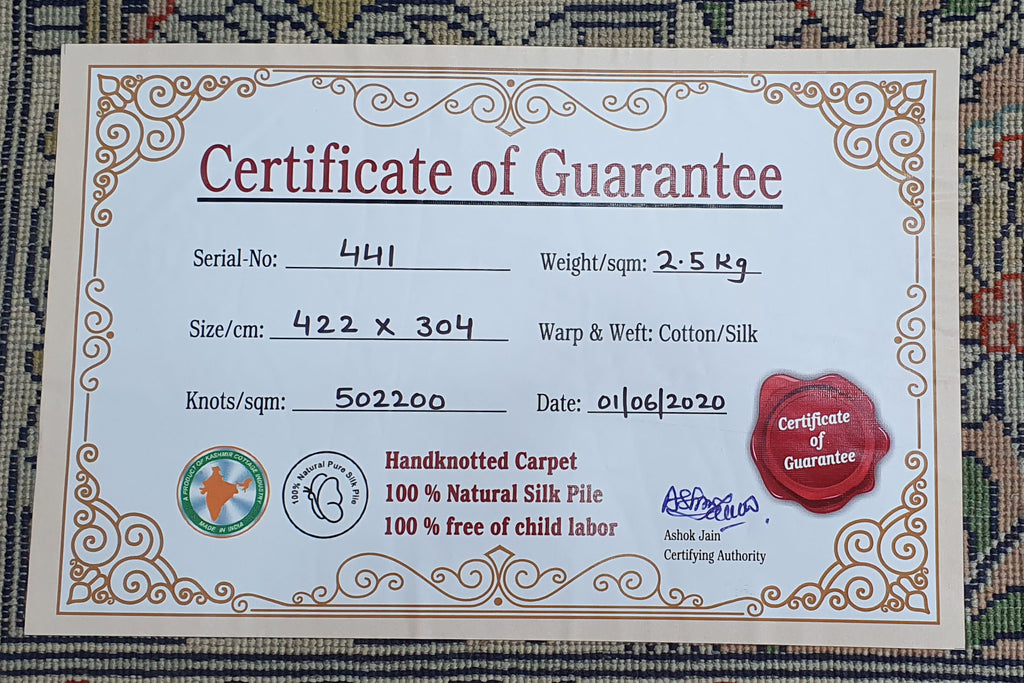 Hamadan 163 Multi 304cm x 422cm (B.No. 441)