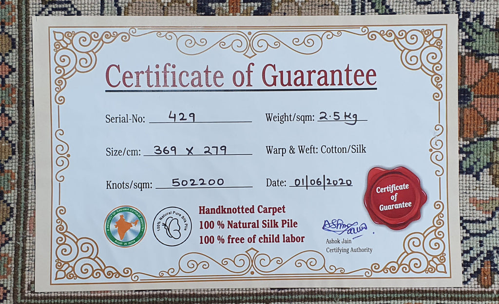 R.Taj 9604 Multi 279cm x 369cm (B.No. 429)