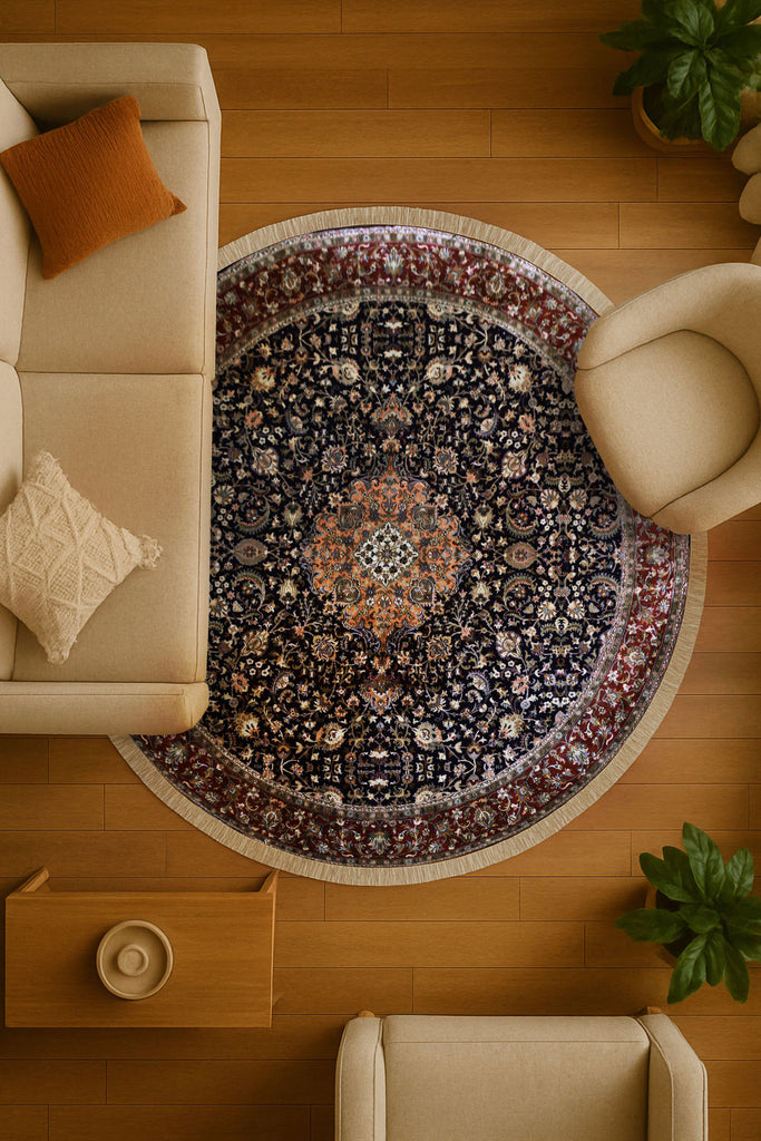 Kashan 1756 Multi 273cm x 271cm (B.No. 424)