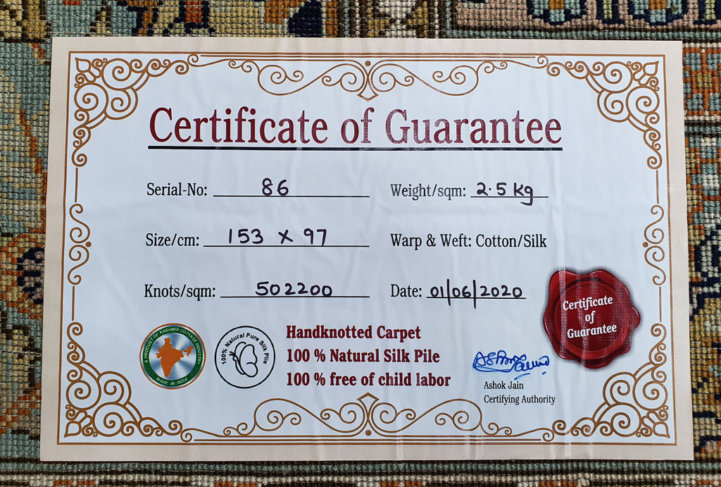 Hamadan 9319 Multi 97cm x 153cm (B.No. 86)