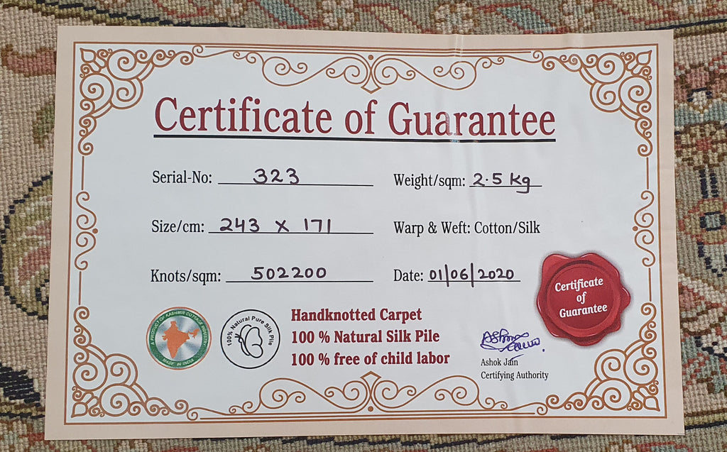 Kashan 3919 Multi 171cm x 243cm (B.No. 323)