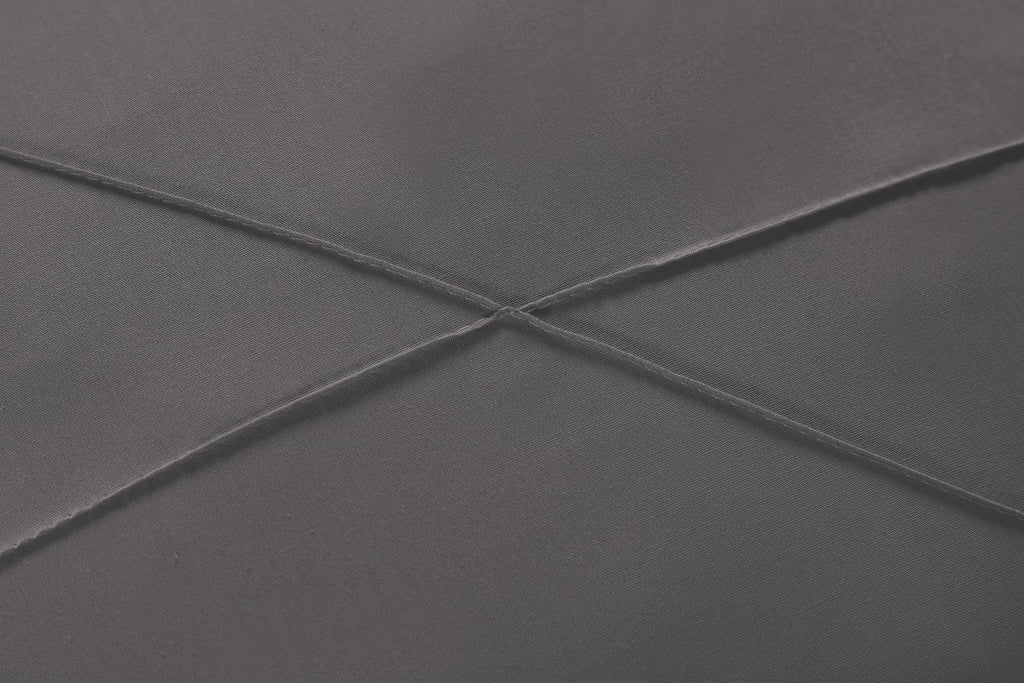 Bettwäsche Canberra 100 Grau 135cm x 200cm / 80cm x 80cm