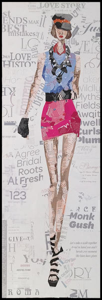 Papier Wandbild Catwalk II (3-teilig) 96x92 FRE880