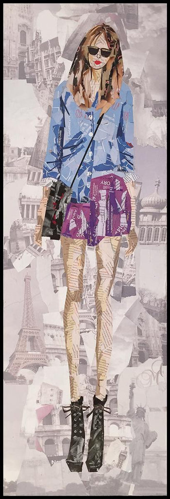 Papier Wandbild Catwalk II (3-teilig) 96x92 FRE880