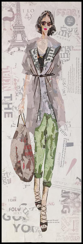 Papier Wandbild Catwalk II (3-teilig) 96x92 FRE880
