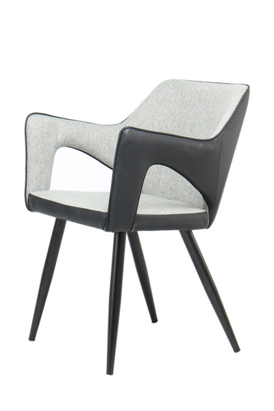 Stuhl Palina 100 2er-Set Grau