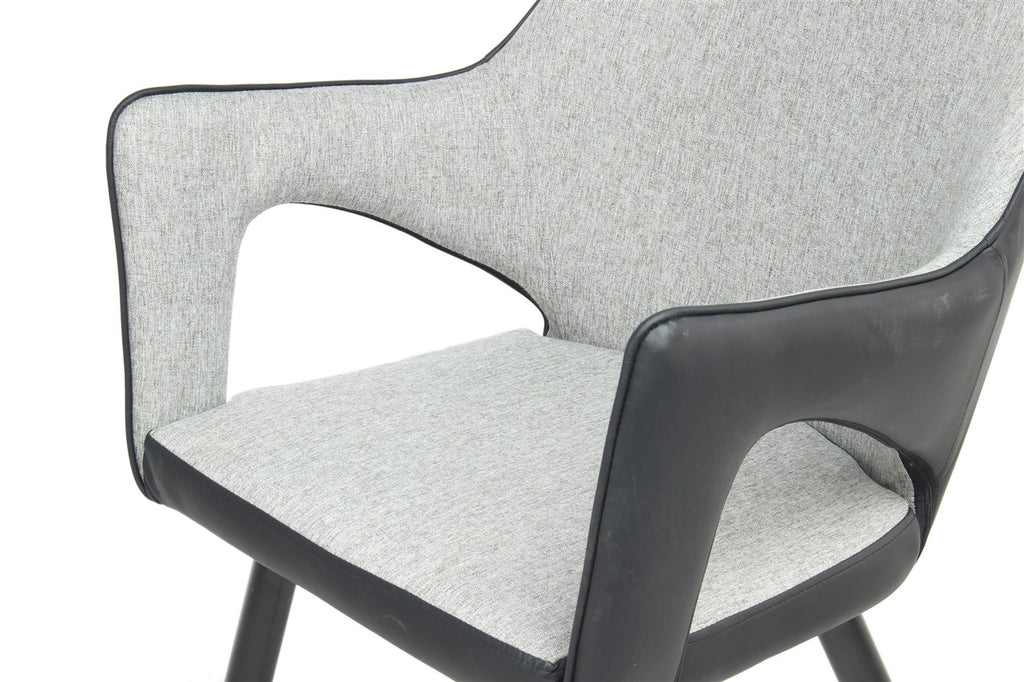 Stuhl Palina 100 2er-Set Grau