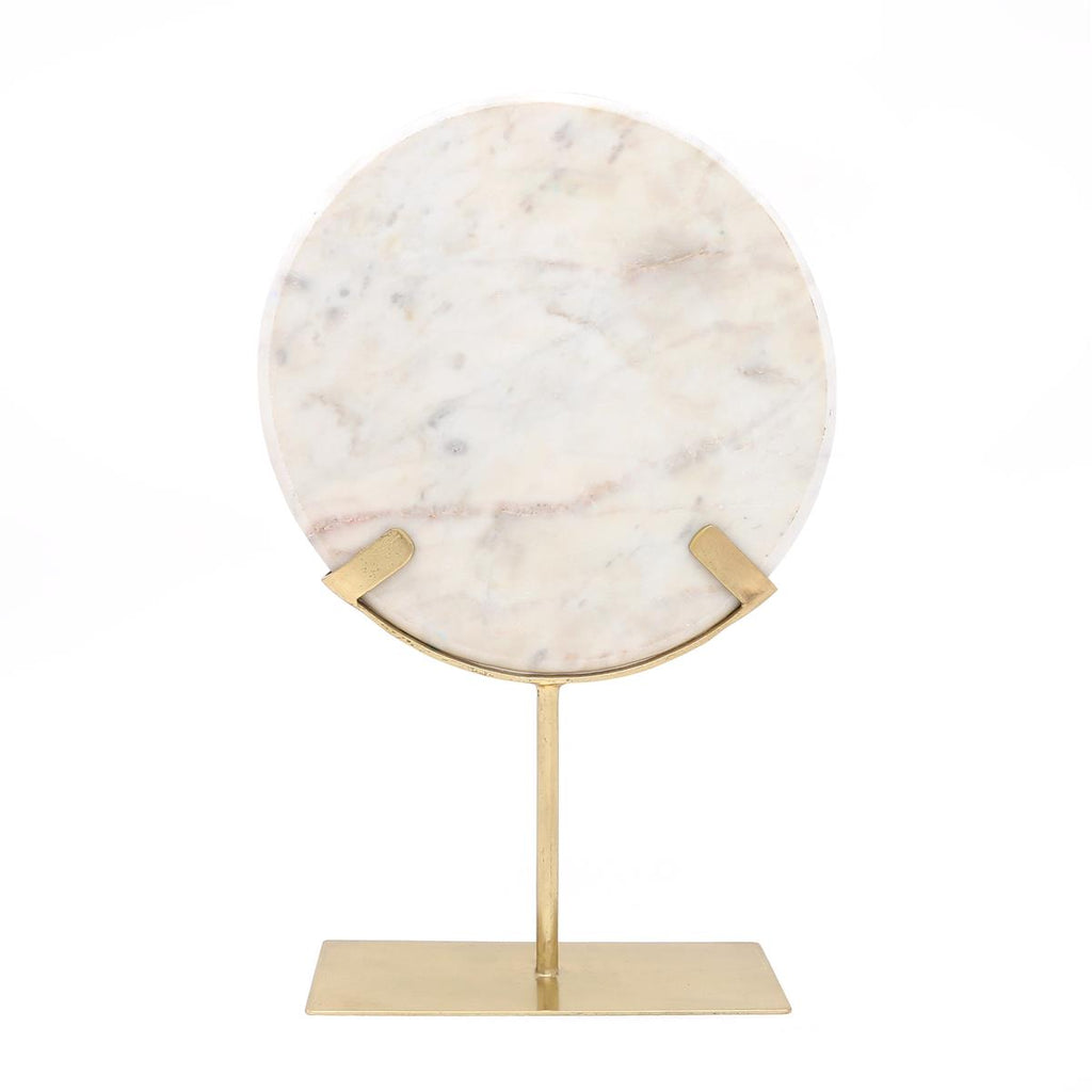 Skulptur Ajnur 1077 Gold / Weiß