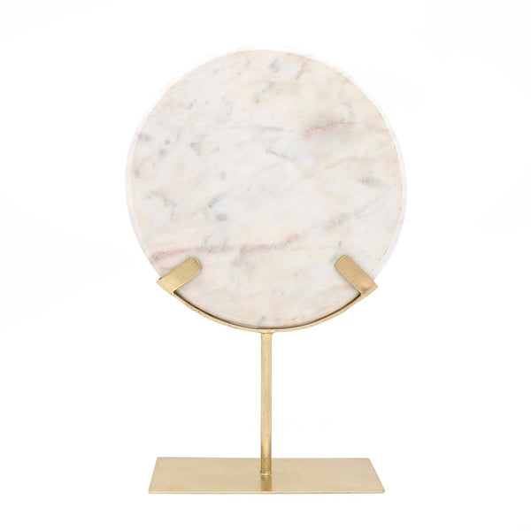 Skulptur Ajnur 1077 Gold / Weiß