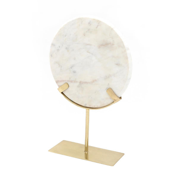Skulptur Ajnur 1077 Gold / Weiß