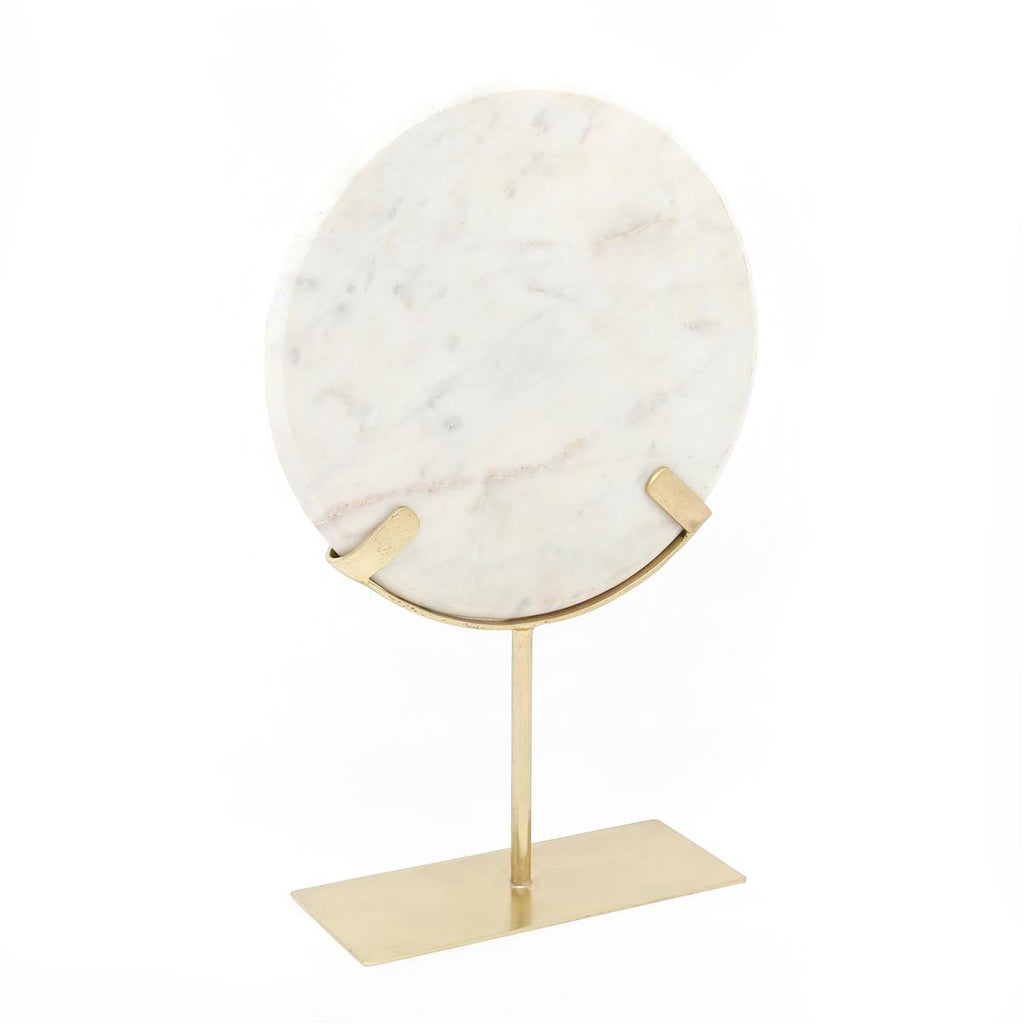 Skulptur Ajnur 1077 Gold / Weiß
