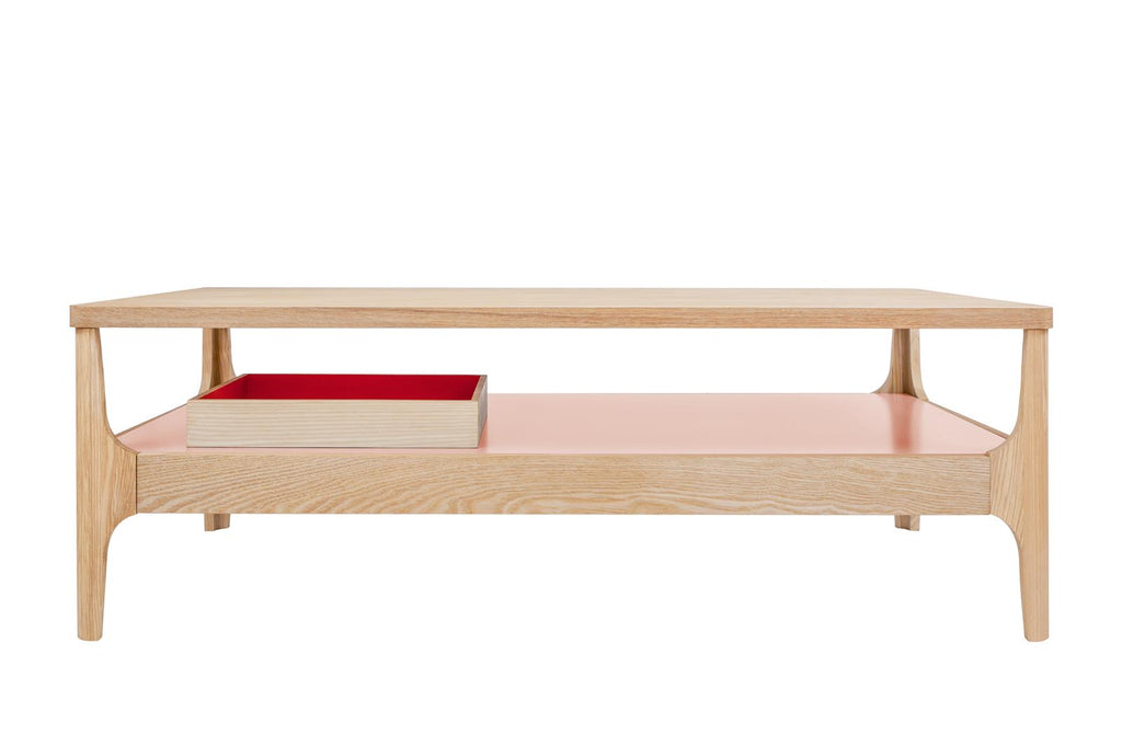 Kaffeetisch Avery III Esche / Rosa