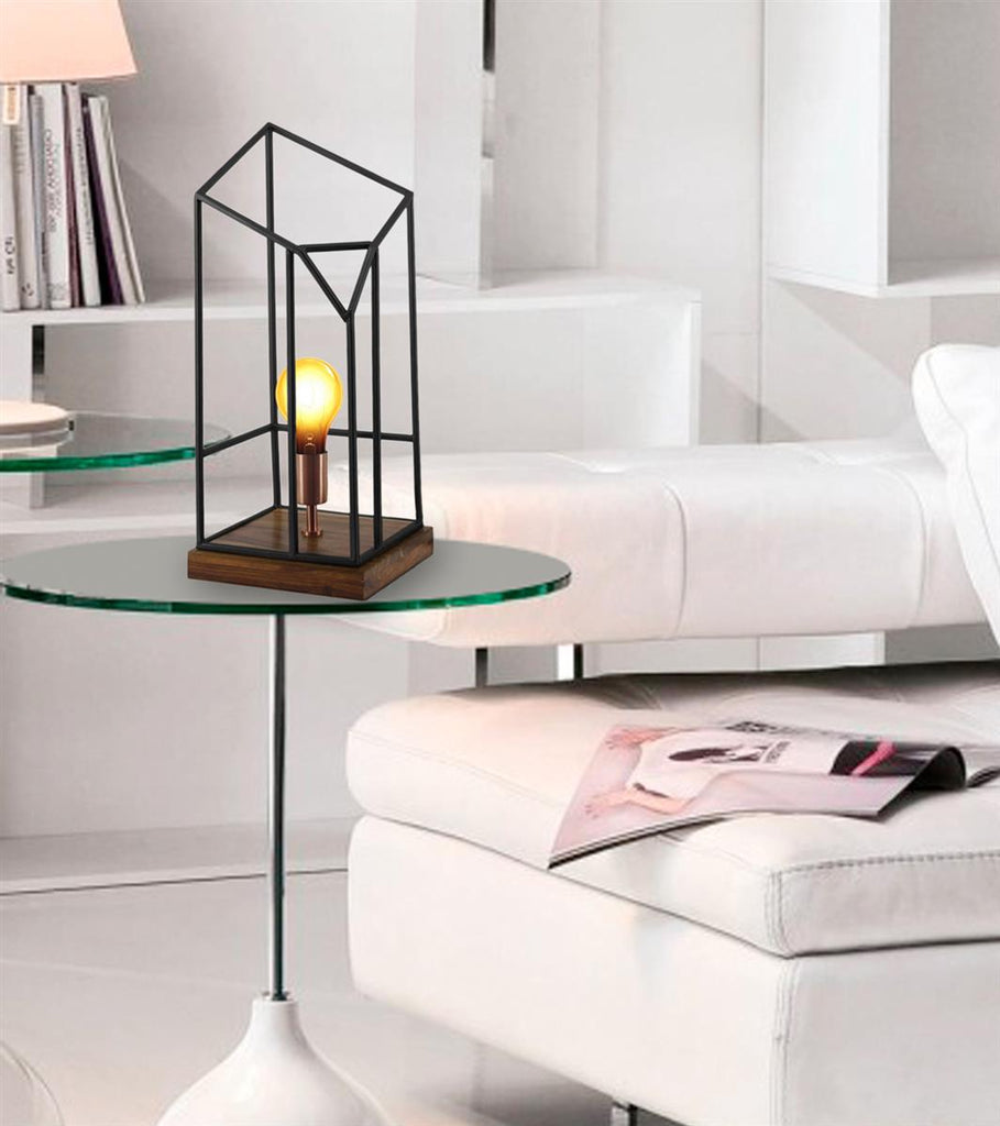 Tischlampe Framework Schwarz