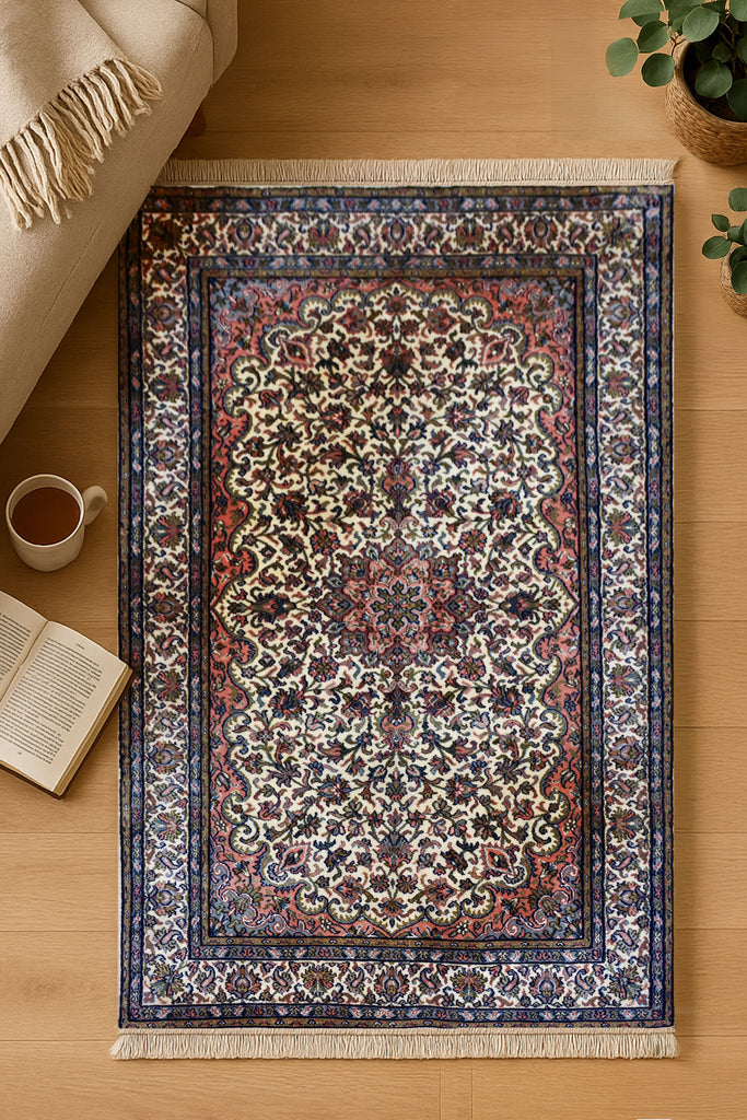Kashan 5664 Multi 91cm x 157cm (B.No. 107)