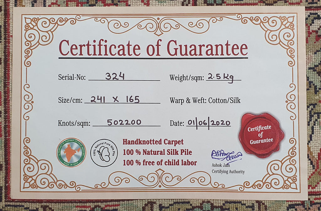 Kashan 11880 Multi 165cm x 241cm (B.No. 324)