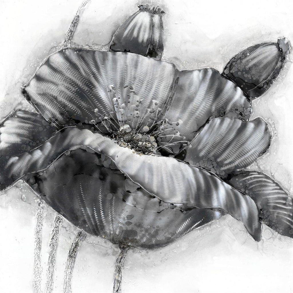 Aluminium Wandbild Poppy 80x80 COL350