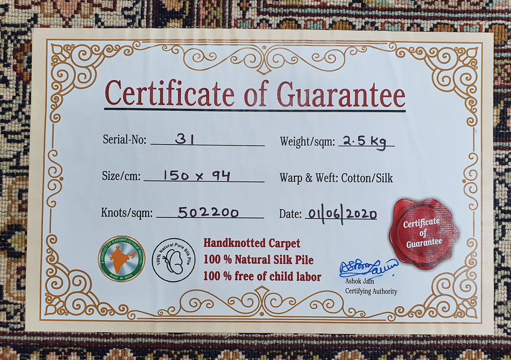 R.Taj 67 Multi 94cm x 150cm (B.No. 31)