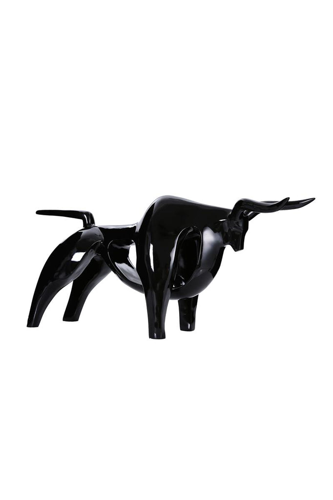 Skulptur Bull 11-J Schwarz