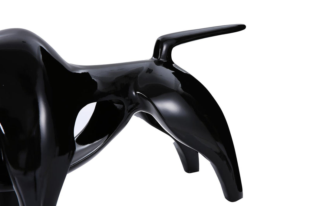Skulptur Bull 11-J Schwarz