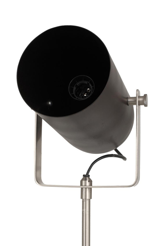 Stehlampe Celeste 400 Schwarz / Silber