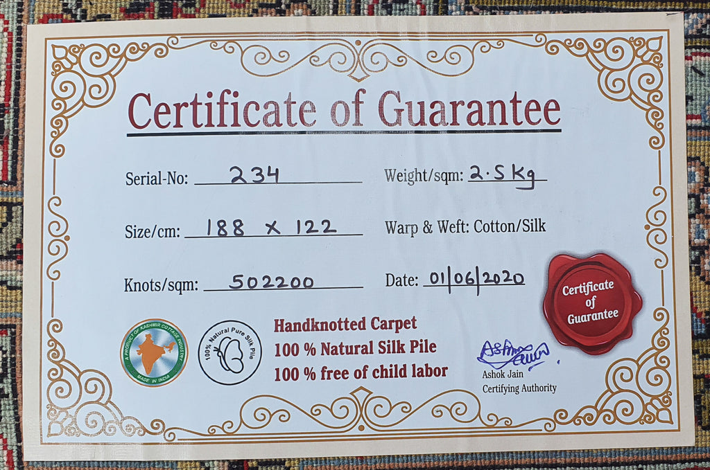 Gumakh 12507 Multi 122cm x 188cm (B.No. 234)