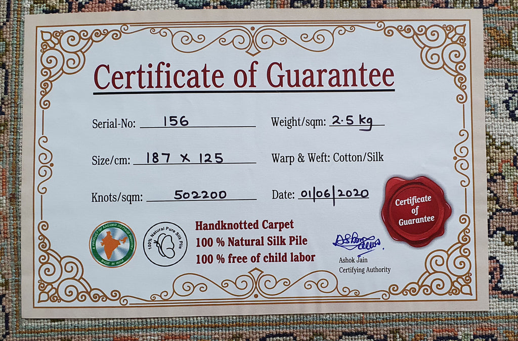 Kashan 11998 Multi 125cm x 187cm (B.No. 156)