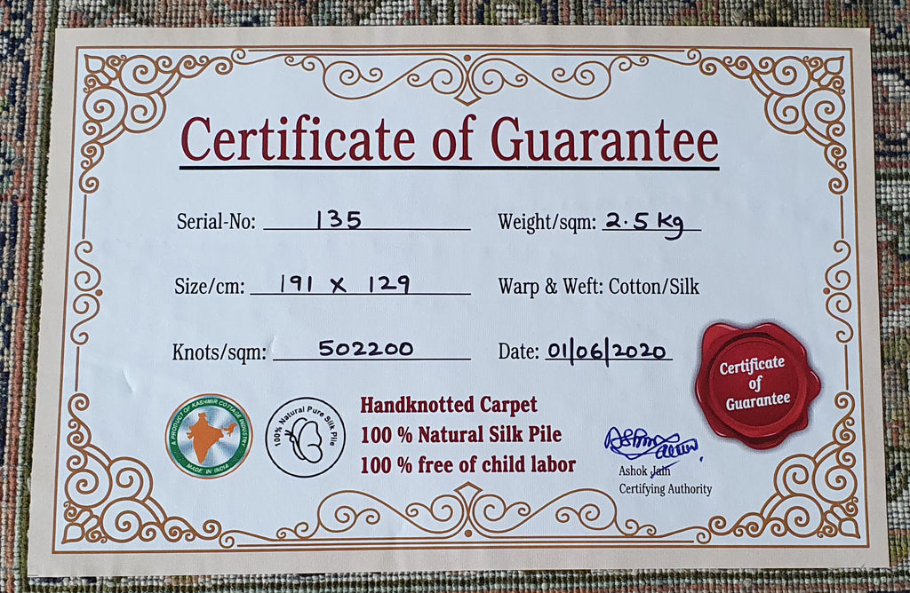 Kashan 11909 Multi 129cm x 191cm (B.No. 135)