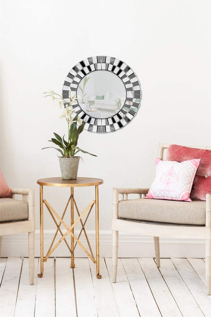 Wandspiegel Horus 400 Silber