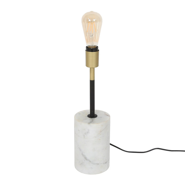 Stehlampe Caramia 277 Weiß / Messing / Schwarz