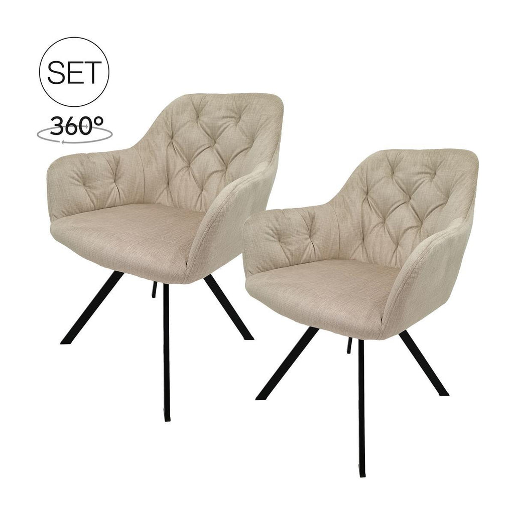 Stuhl Drehstuhl Georgia 100 2er-Set