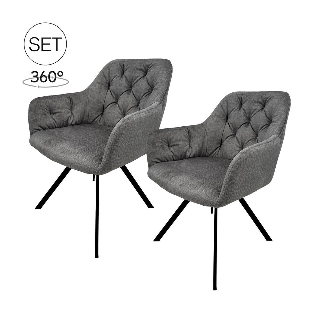 Stuhl Drehstuhl Georgia 100 2er-Set