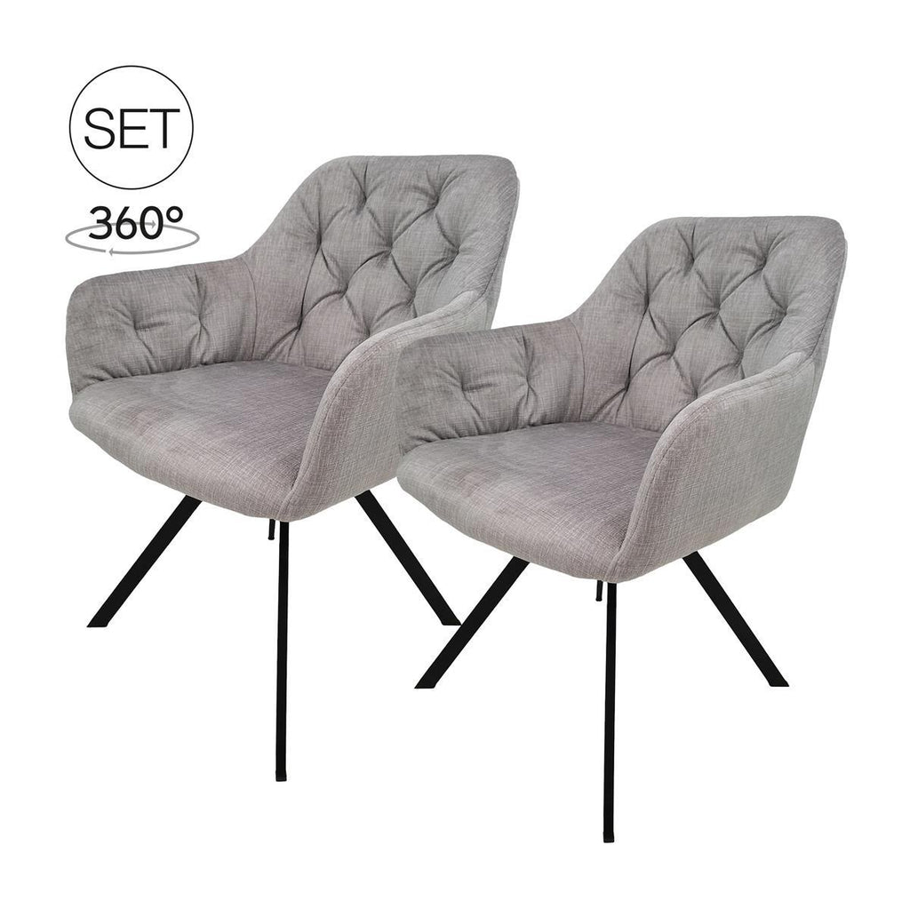Stuhl Drehstuhl Georgia 100 2er-Set
