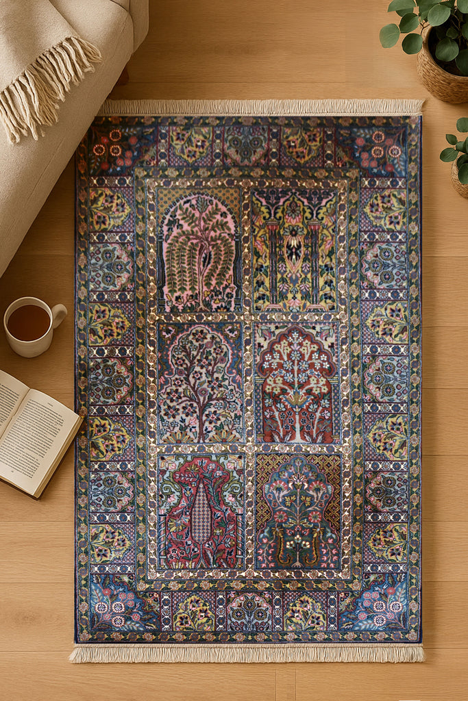 Hamadan 7108 Multi 91cm x 162cm (B.No. 95)