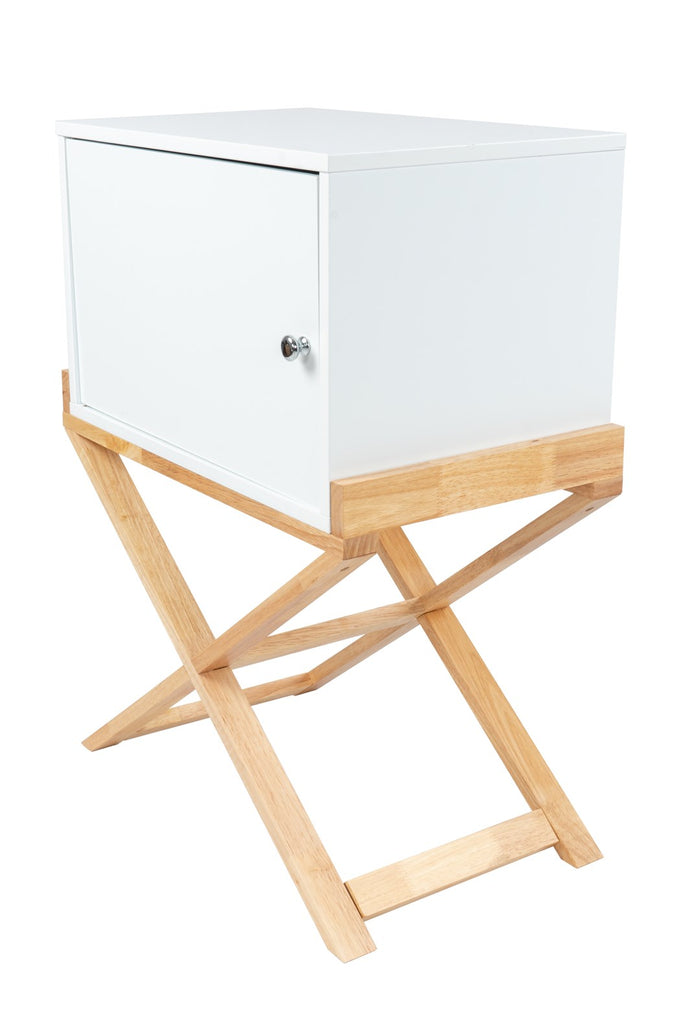 Schränkchen Valerie 100 Weiß / Natural