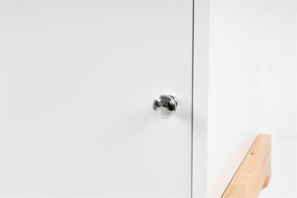 Schränkchen Valerie 100 Weiß / Natural