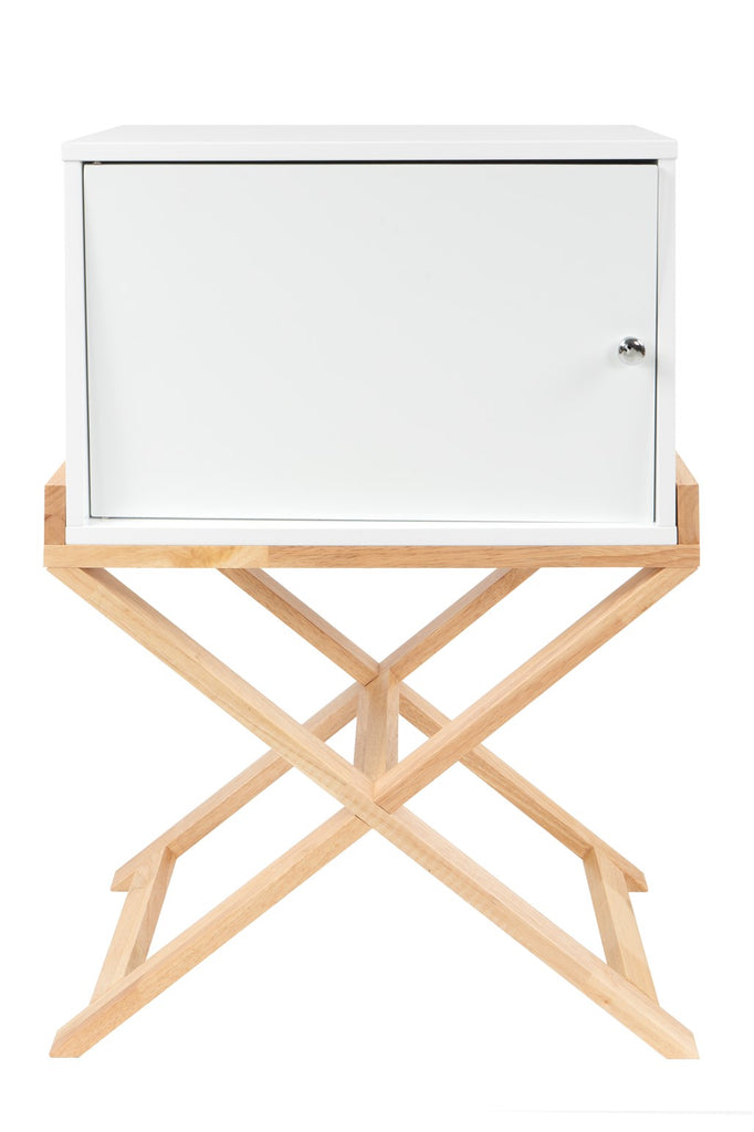 Schränkchen Valerie 100 Weiß / Natural