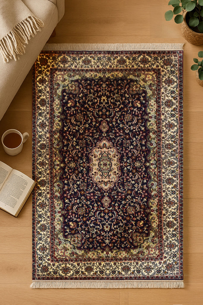 Kashan 12345 Multi 94cm x 156cm (B.No. 70)