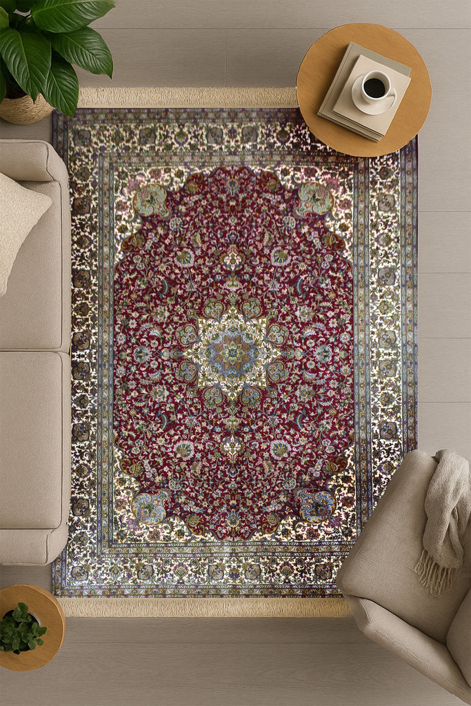 Kashan 999 Multi 220cm x 305cm (B.No. 372)