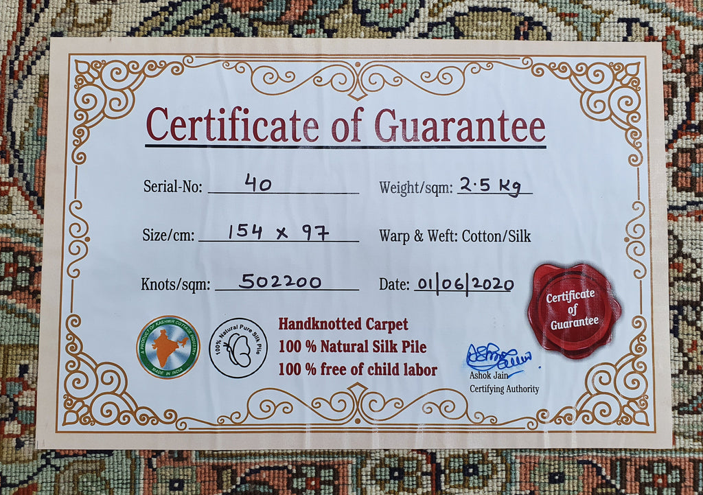 Kashan 11970 Multi 97cm x 154cm (B.No. 40)