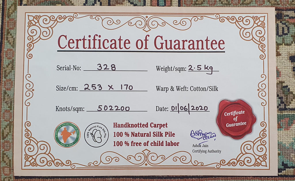 Kashan 12386 Multi 170cm x 253cm (B.No. 328)